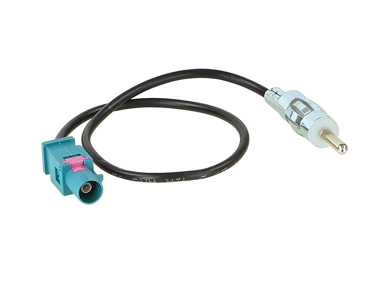 ACV Antennenadapter kompatibel mit VW ab Bj. 2002 adaptiert von Fakra (m) auf DIN (m)