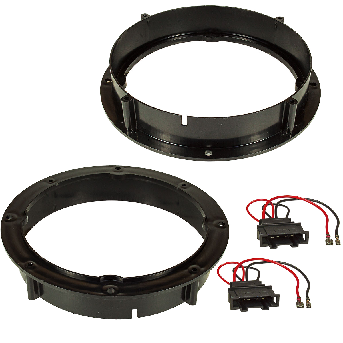 Lautsprecher Adapter Set kompatibel mit VW Seat Skoda Ringe +-/bilder/big/2857-003-1.jpg