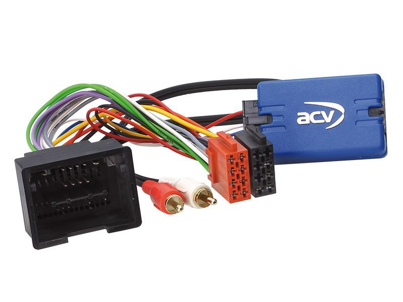 ACV Lenkradfernbedienungsadapter kompatibel mit Chevrolet Spark ab Bj. 2013 adaptiert auf JVC