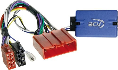 ACV Lenkradfernbedienungsadapter kompatibel mit Mazda 3 5 6 ohne Soundsystem adaptiert auf JVC