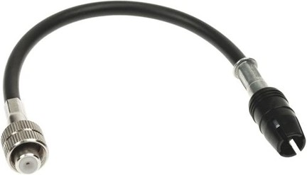 Antennenadapter VW Golf / Passat  Doppelraststecker (m) --> M10 x 0,75 (f) 75 Ohm