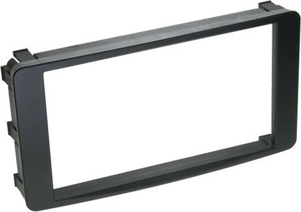 Doppel DIN Radiohalterung Mitsubishi Lancer Outlander Farbe: schwarz