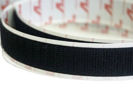 Haftseite - Klettband  (selbstklebend Meterware)