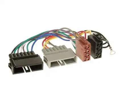 Autoradio Adapter Kabel kompatibel mit Chrysler Dodge Jeep bis 2001 adaptiert auf ISO (m)