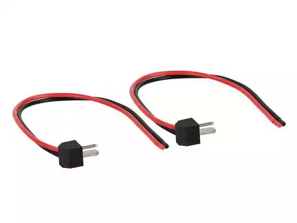 11111ACV Lautsprecherkabel - Stecker alte DIN Norm mit ca.15cm Kabel für alte Fahrzeuge Radios und Hifi Anlagen