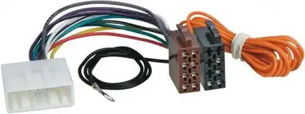 11111ACV Autoradio Adapter Kabel kompatibel mit Dacia Fiat Nissan Opel Renault Subaru Smart Toyota mit 20Pin Stecker adaptiert auf ISO (m)