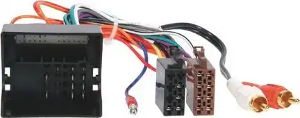 11111ACV Aktivsystemadapter kompatibel mit Audi Teilaktivsystemadapter adaptiert von Quadlock auf ISO Cinch