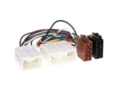 11111Autoradio Adapter Kabel kompatibel mit Volvo S40 V40 S70 V70 760 850 940 960 Serie 8 Serie 9 adaptiert auf ISO (m)