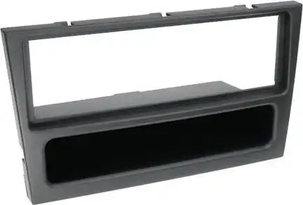 11111ACV Radioblende kompatibel mit Opel Vectra Signum 1-DIN mit Fach schwarz