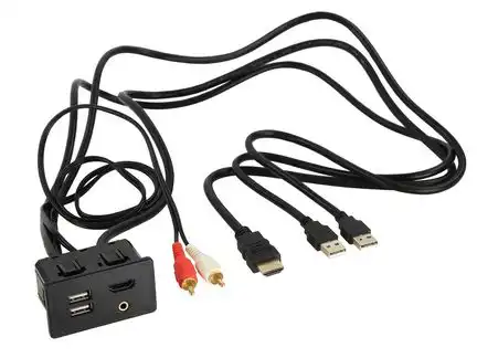 11111ACV USB AUX / USB Relacement Adapter kompatibel mit Ford F150 Mustang 