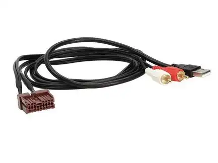 ACV AUX / USB Relacement Adapter kompatibel mit Hyundai Elantra Genesis Santa Fe Sonata Tucson Veracruz