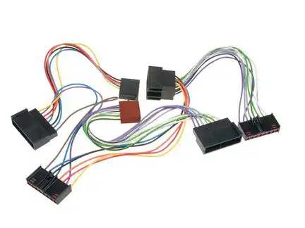 11111ACV T-Kabel ISO kompatibel mit Ford Mazda Jaguar zur Einspeisung von Freisprecheinrichtung ISO Verstärker usw.