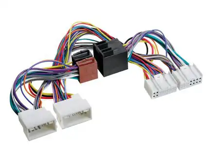11111ACV T-Kabel ISO kompatibel mit Hyundai Kia ab Bj. 2010 zur Einspeisung von Freisprecheinrichtung ISO Verstärker usw