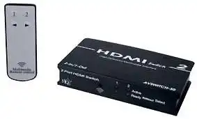 HQ 2Fach HDMI Umschalter mit Fernbedienung 