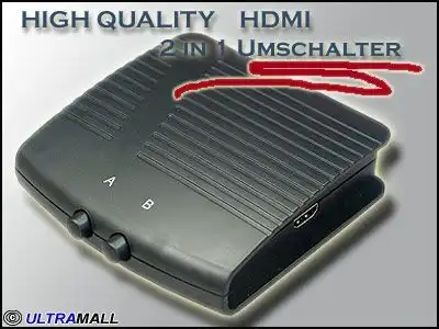 11111High Quality HDMI Switch / 2fach Umschaltbox 0772.01355 