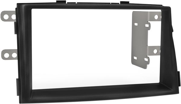 ACV Radioblende kompatibel mit Kia Sorento II (XM) 2-DIN schwarz Bj. 04/2009 - 10/2012
