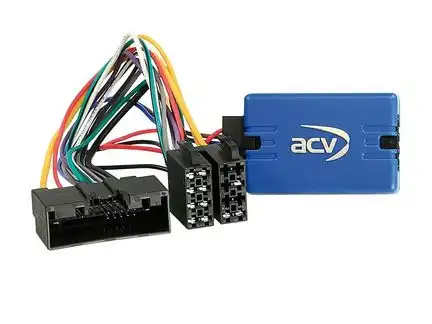 ACV Lenkradfernbedienungsadapter kompatibel mit Ford Transit Transit Custom ohne Display adaptiert auf Sony