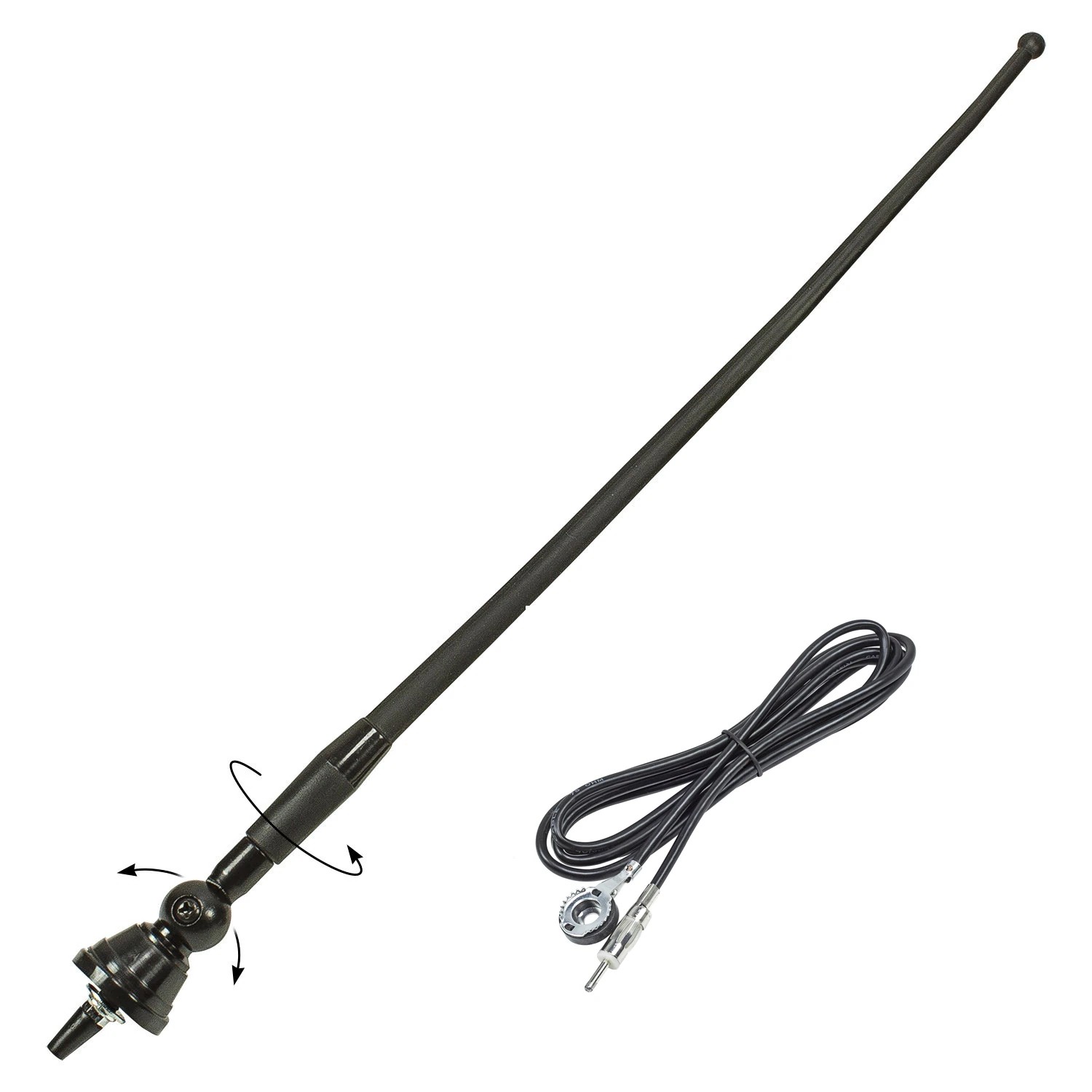 40cm Gummiantenne AM FM ohne Verst�rker schwarz adaptiert auf DIN (m)-/bilder/big/1000-001-2.jpg