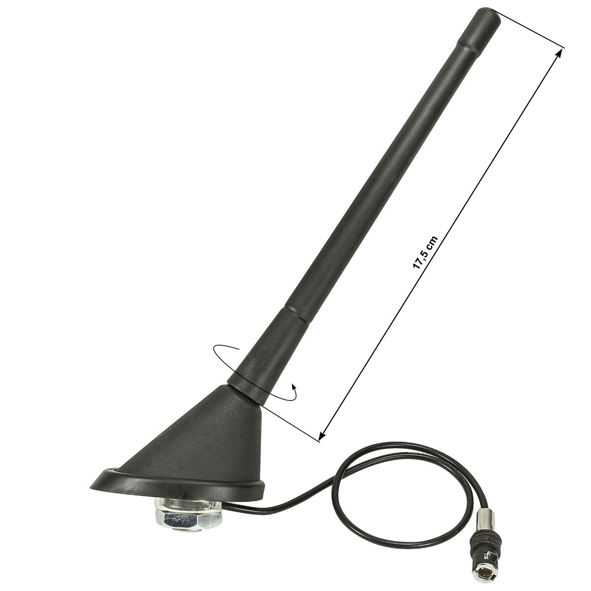 tomzz Audio 17.5cm Dachantenne AM FM mit Verstärker schwarz adaptiert-/bilder/big/1057-001-2.jpg