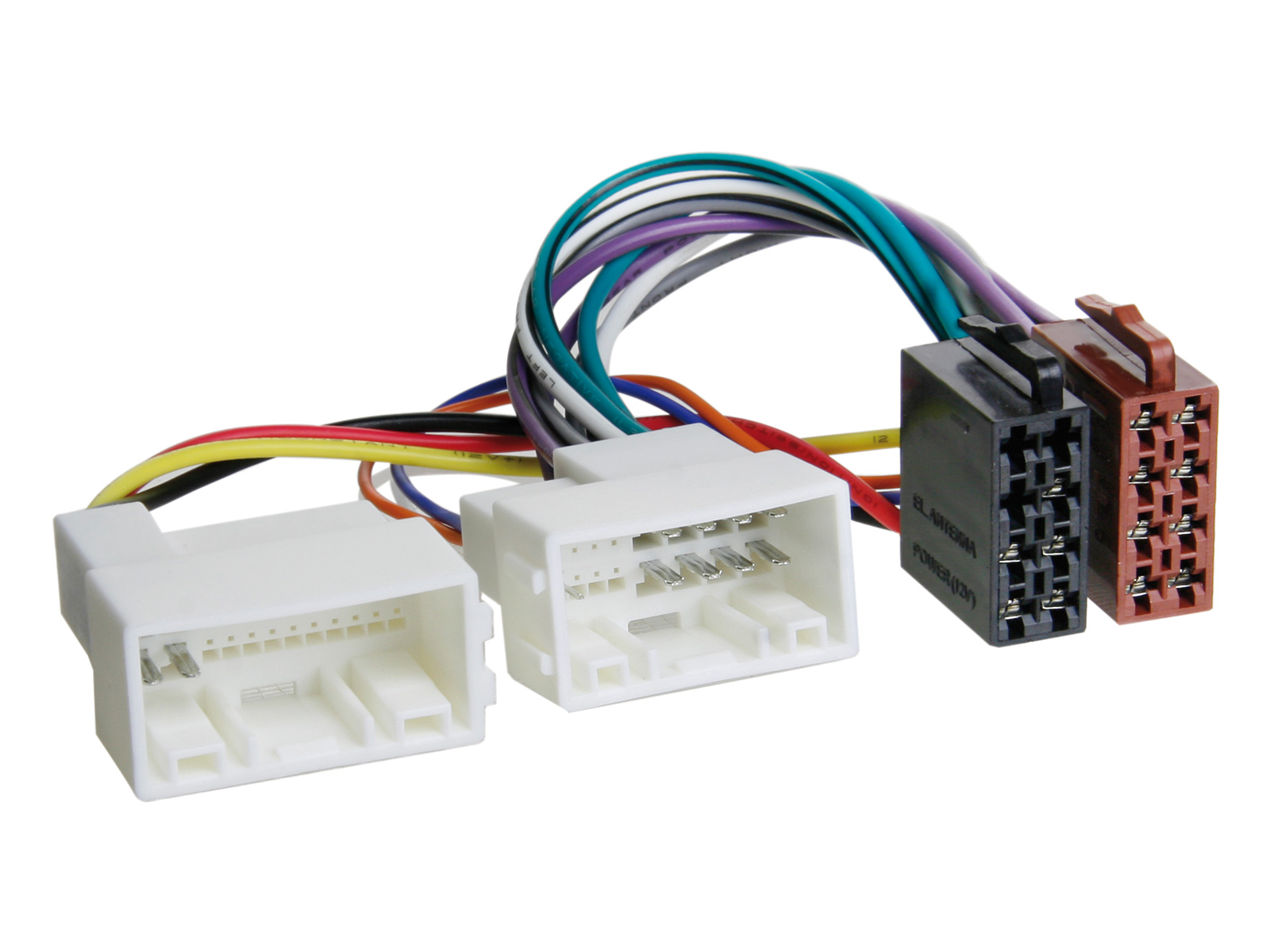 Autoradio Adapter Kabel kompatibel mit Hyundai Kia Elantra Genesis i10 i30 i40 ix20 ix35 Santa Fe Sonata Veloster Ceed Sportage Sorento Soul uvm. ab Bj. 2010 adaptiert auf ISO (m)