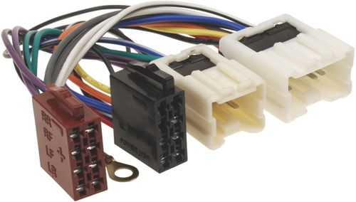 Autoradio Adapter Kabel kompatibel mit Nissan ab Bj. 2003 adaptiert auf ISO (m)