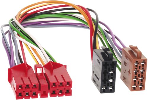 Autoradio Adapter Kabel kompatibel mit Renault R5 R19 II R21 Espace bis Bj.1993 adaptiert auf ISO (m)