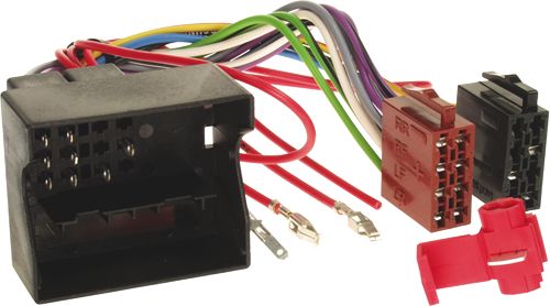 Autoradio Adapter Kabel 0772.02477 kompatibel mit Seat adaptiert von Quadlock auf ISO (m)