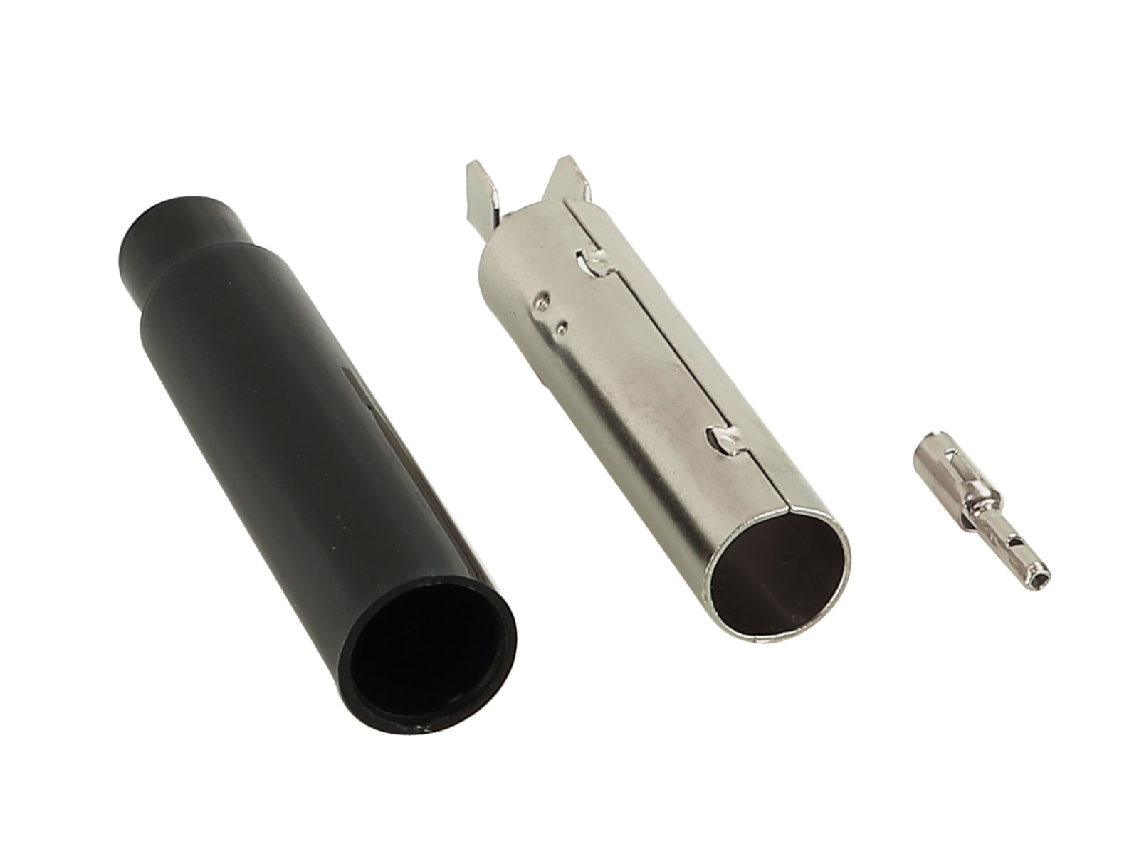 KFZ Auto Antennenstecker DIN (f) Klemm / Lötversion 