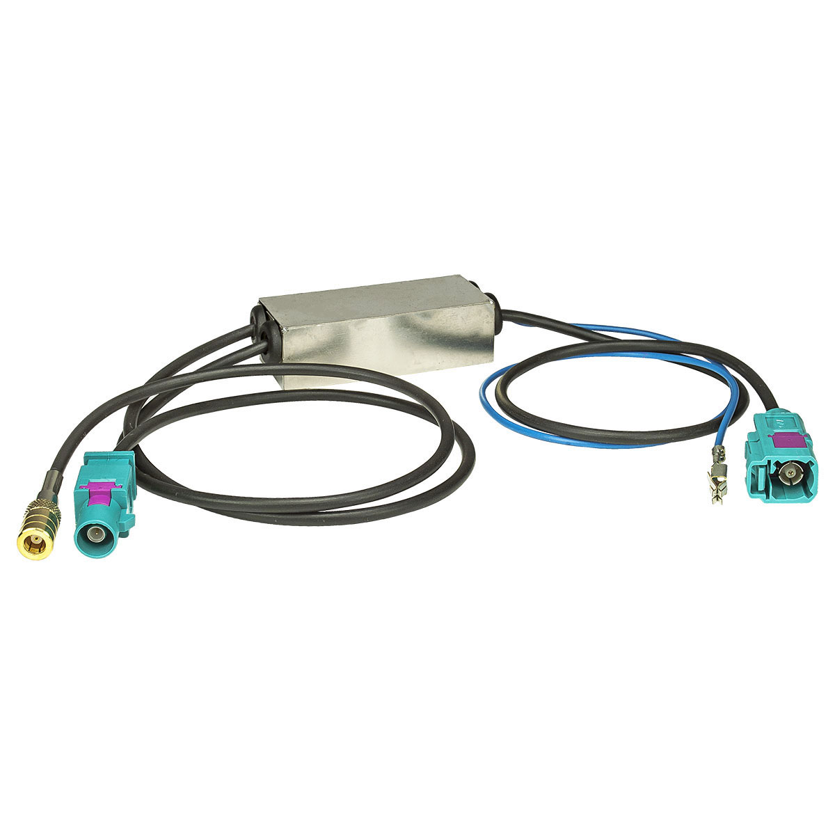 AM/FM DAB+ Antennensplitter Adapter adaptiert von fakra auf DIN (m) / SMB (f)