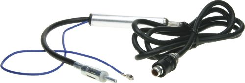 Antennenadapter kompatibel mit VW Polo mit Phantomeinspeisung ab Bj. 2000 adaptiert auf DIN (m)