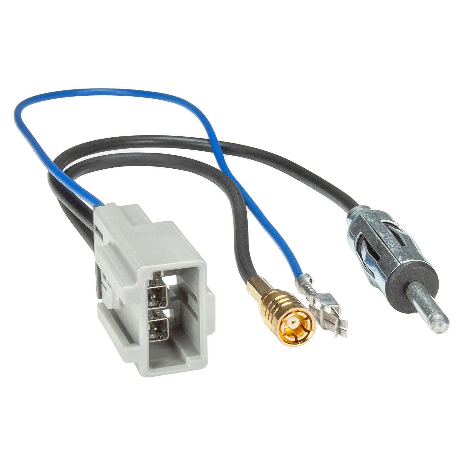 Antennenadapter kompatibel mit Isuzu D-Max GT13 (F) ab 2020 AM FM DAB+ auf DIN und SMB