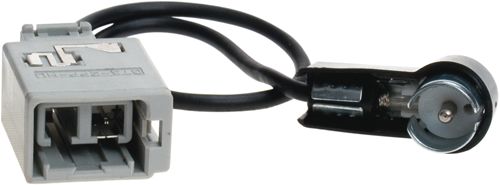 Antennenadapter kompatibel mit Volvo S80 V70 V40 adaptiert von GT5 grau 2PP (m) auf ISO (m)