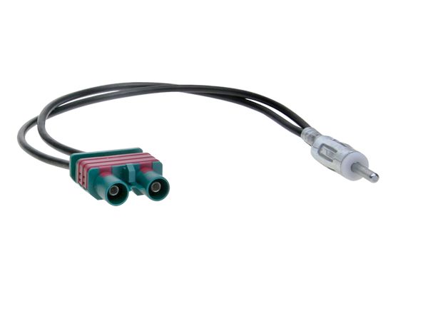 Antennenadapter kompatibel mit Volvo ab Bj. 2010 adaptiert von Fakra(2m) auf DIN (m)