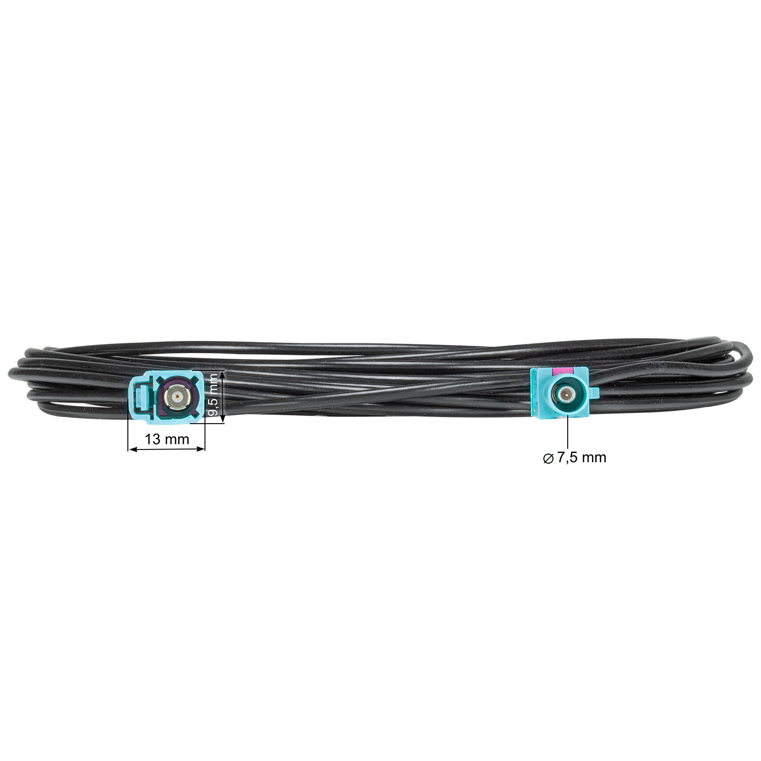 tomzz Audio Fakra Antennen-Verlängerung 10m 1000cm Fakra (F) Buchse-/bilder/big/1600-028-3.jpg