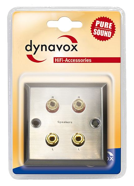 Dynavox Dynavox Lautsprecher-Wand-Anschlußblende Ebelstahl silber /-/bilder/big/205099_b.jpg