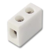 Porzellan-Klemme Lüster-Klemmleiste 1-fach bis 2.5mm² 