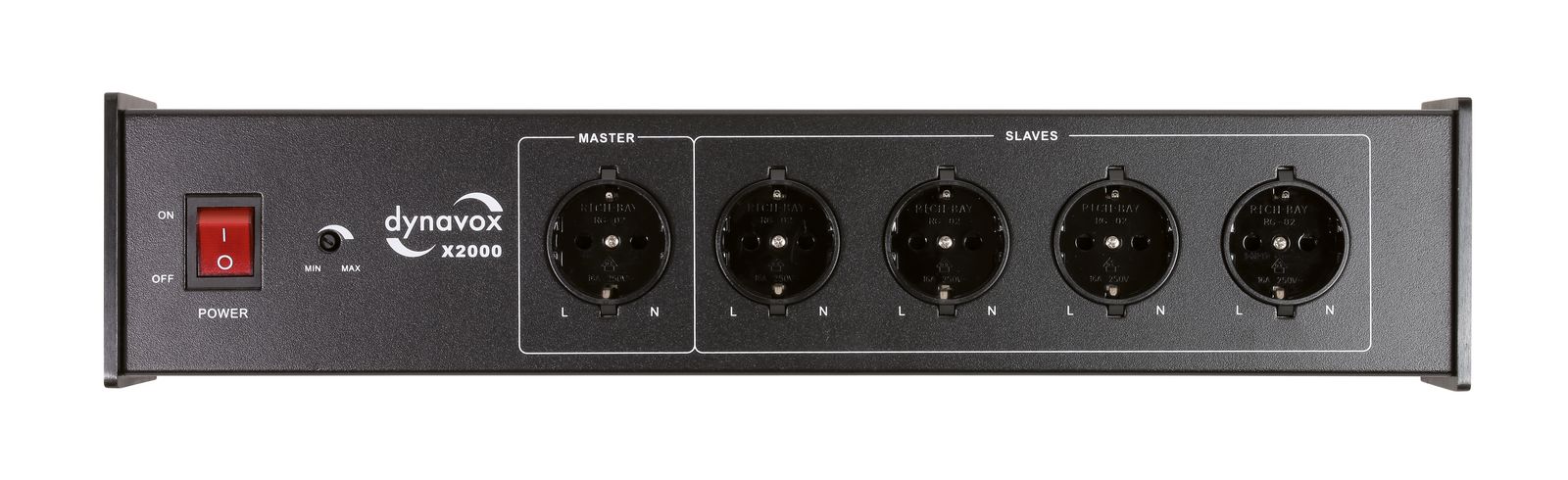 Dynavox X2000 HiFi Netzfilter schwarz Steckdosenleiste mit-/bilder/big/207683_1.jpg