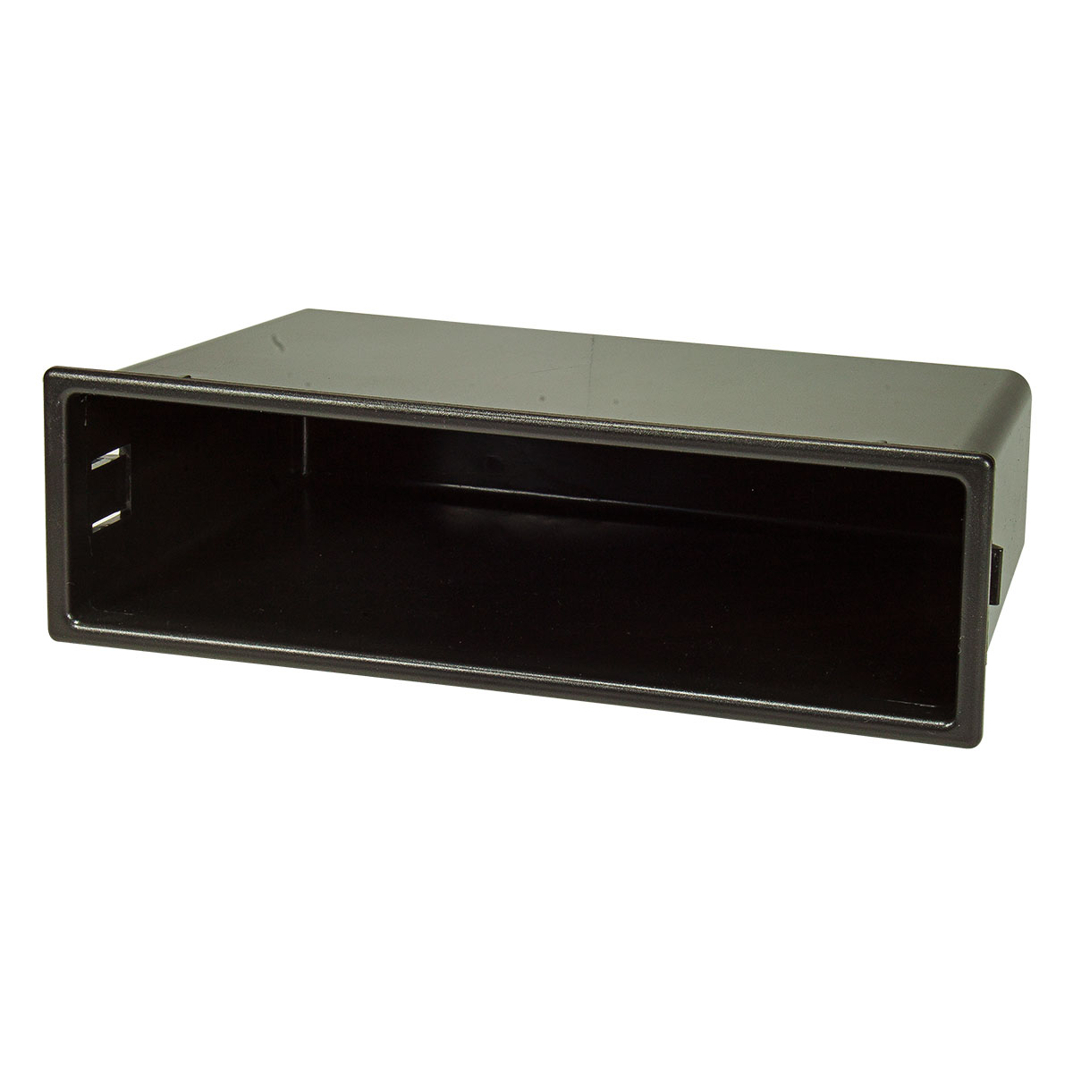 tomzz Audio KFZ Universal Ablagefach 1-DIN Fach schwarz Staufach Radiorahmen 1-DIN 188x53x105mm