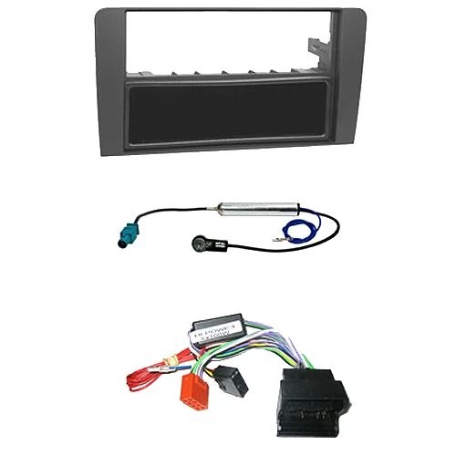 Radioeinbauset kompatibel mit Audi A3 A4 2-DIN mit Fach schwarz-/bilder/big/24048S1.jpg