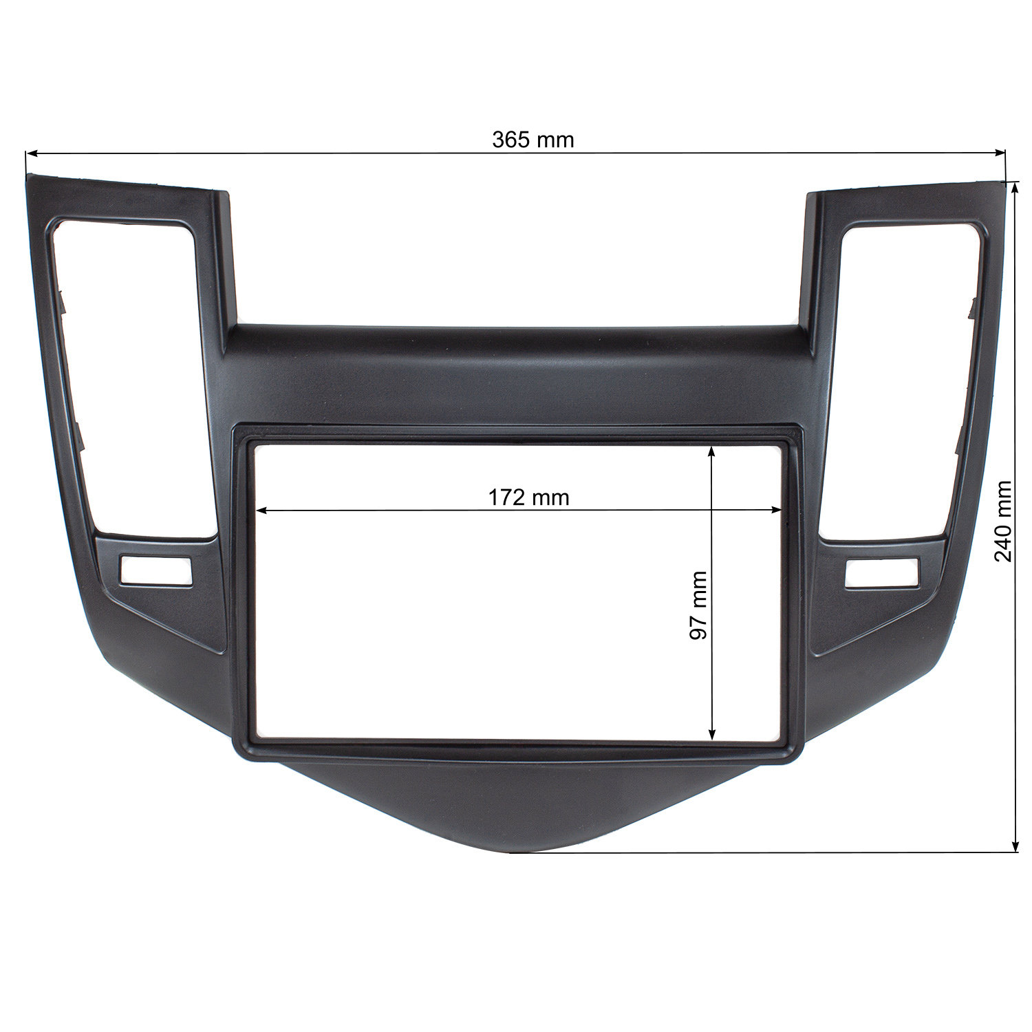tomzz Audio Doppel DIN Radioblende kompatibel mit Chevrolet Cruze-/bilder/big/2406-016_4.jpg