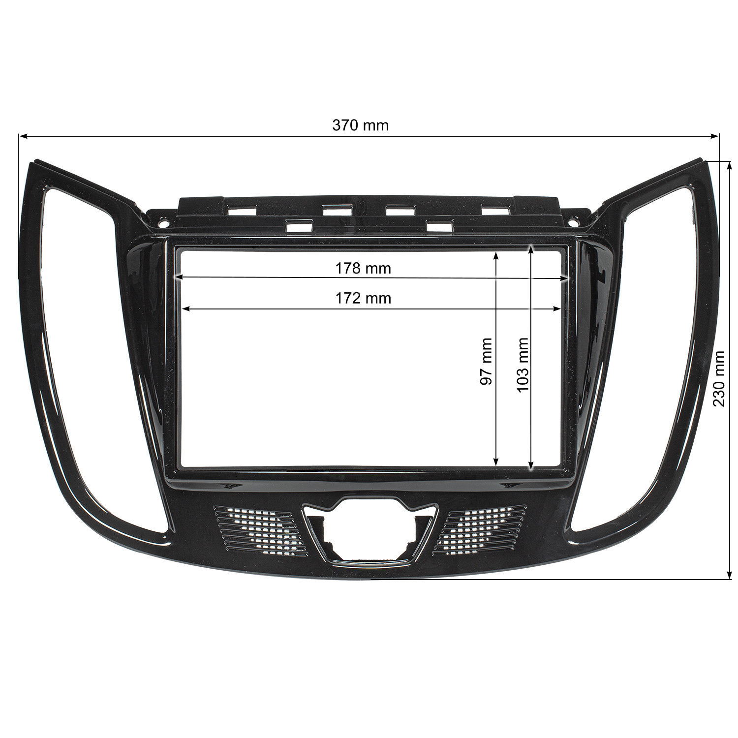 tomzz Audio Doppel DIN Radioblende kompatibel mit Ford C-Max Kuga-/bilder/big/2415-144-5.jpg