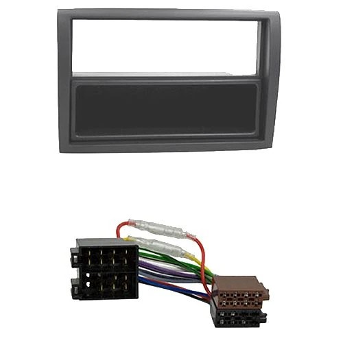 Radioeinbauset kompatibel mit Citroen Jumper 1-DIN mit Fach schwarz ab Bj. 2006