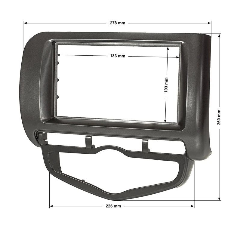 tomzz Audio Radioblende kompatibel mit Honda Jazz Fit (GD) 2 DIN-/bilder/big/2417-022-1.jpg