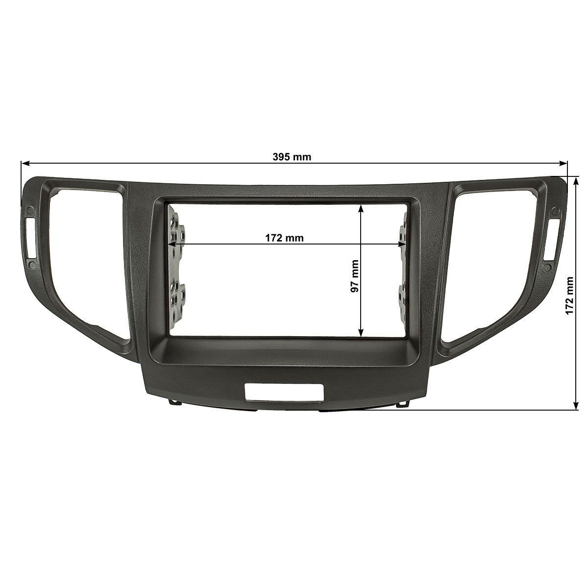 tomzz Audio Doppel DIN Radioblende kompatibel mit Honda Accord (CU)-/bilder/big/2417-029-4.jpg