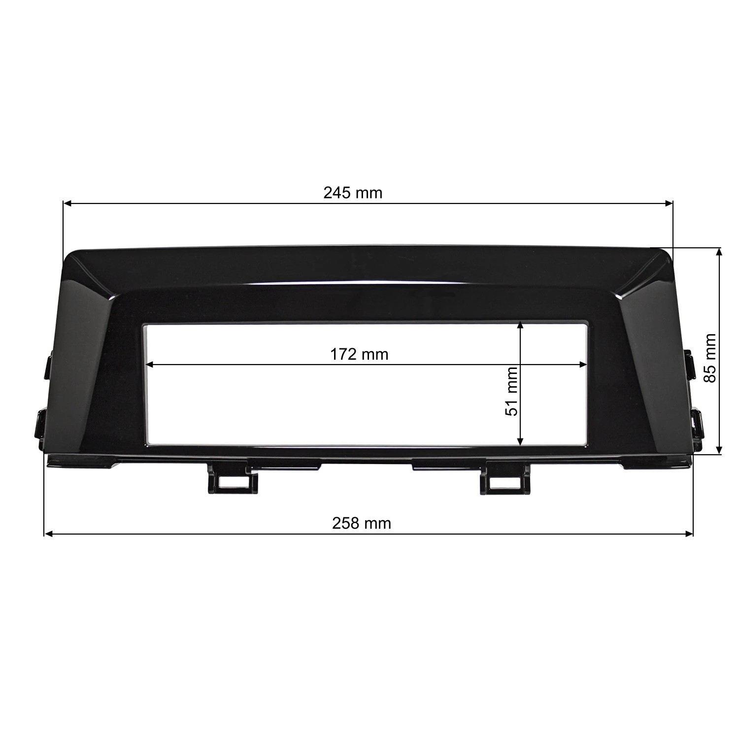 Radioblende kompatibel mit Kia Picanto JA Pianolack schwarz ab 2017-/bilder/big/2425-028-4.jpg
