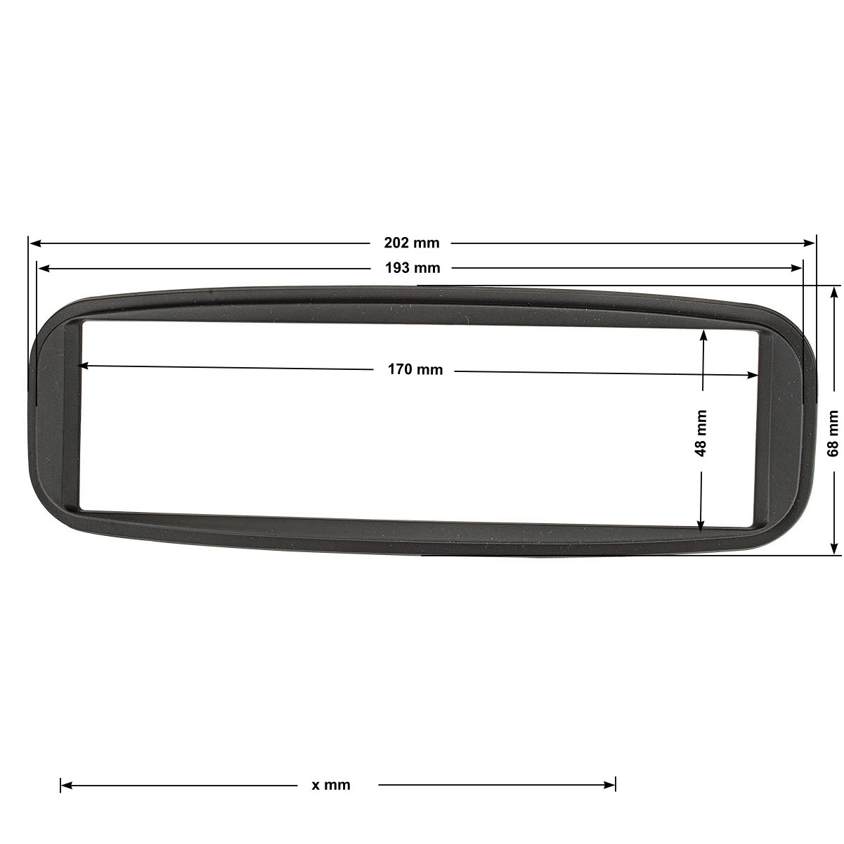 Radioblende Set kompatibel mit Renault Clio IV X98 ab Bj.2012 mit-/bilder/big/2445-041-5.jpg