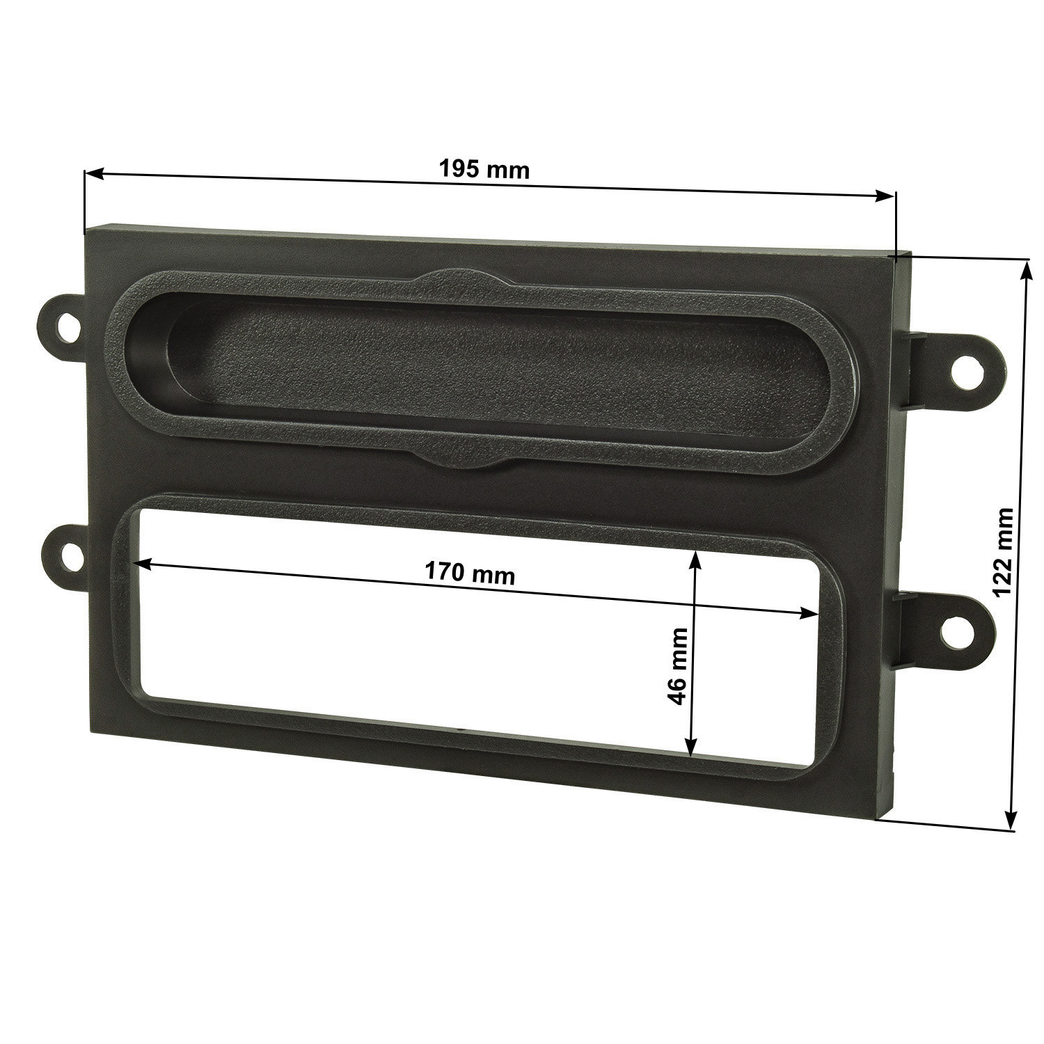 tomzz Audio Radioblende kompatibel mit Renault Twingo 1-DIN schwarz ab-/bilder/big/2445-058_1.jpg