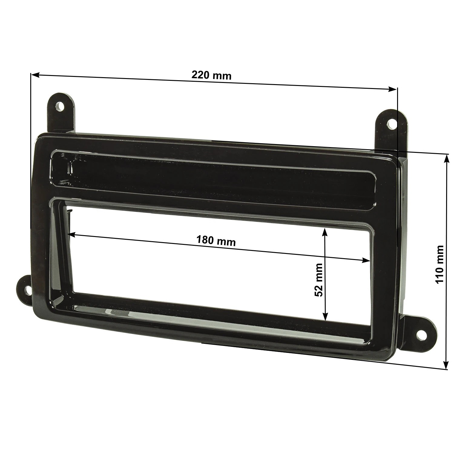 tomzz Audio Radioblende kompatibel mit Renault Clio 1-DIN Piano Lack-/bilder/big/2445-059_1.jpg