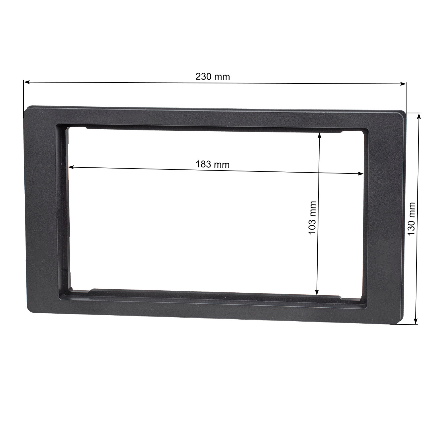 tomzz Audio Radioblende kompatibel mit Toyota Aygo X 2-DIN mit Fach-/bilder/big/2455-095_5.jpg
