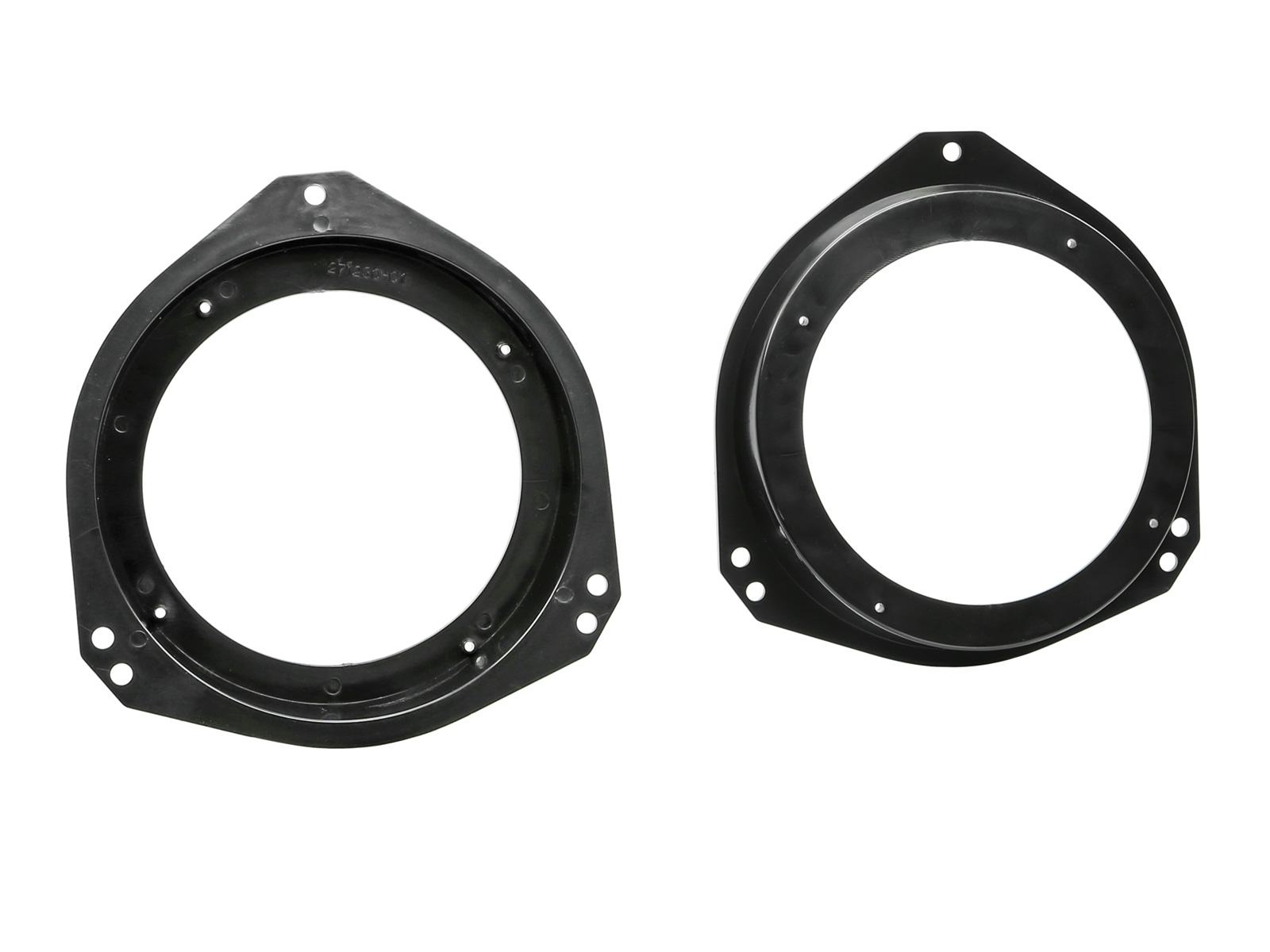 Lautsprecher Adapterringe kompatibel mit Opel Corsa Tigra Vivaro Türe Front adaptiert auf 130er Lautsprecher